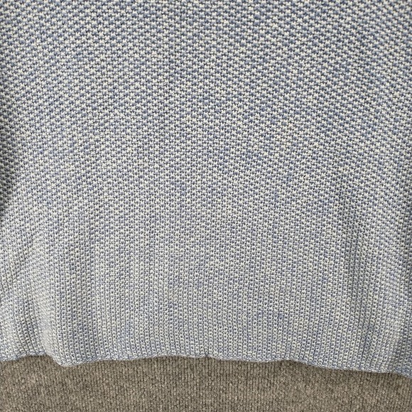 Express Tricot Women's Knit Sweater Blue Large Long Sleeve Crew Neck Vintage - Picture 7 of 12